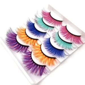 NWOT Set of 5 Colorful Lashes